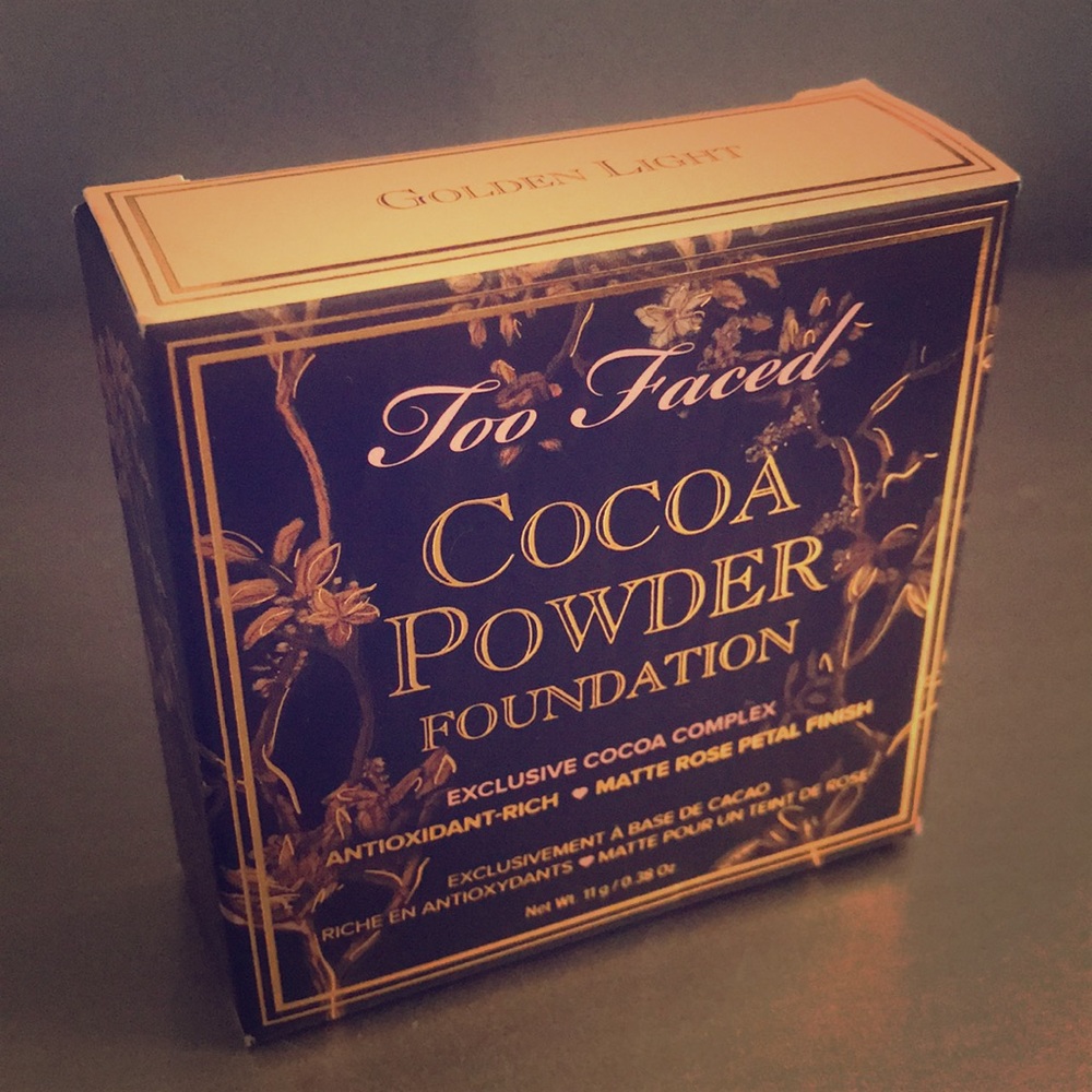 Too Faced Cocoa Powder Foundation Golden Light NIB